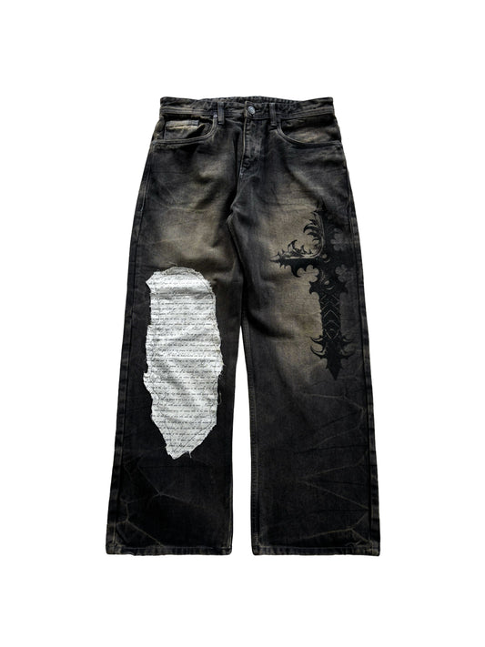 SCRIPTURE SCAR DENIM HCP0121